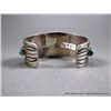 Image 6 : Sterling Silver Bracelet W/ Turquoise Stones- Marked NB Weight: 86.5 Grams Retail: $695.00