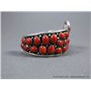 Image 3 : Sterling Silver Bracelet w/ Coral Stone-Marked Emer Thompson Weight: 65 Grams Retail: $1,250.00