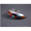 Image 2 : Sterling Silver Bracelet W/ Inlaid Multi Color Stones-Marked KK Weight: 32 Grams Retail: $650.00
