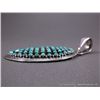 Image 4 : Navajo Sterling Silver Pendent w/ Turquoise Stone- Marked Paul Livingston Weight: 47.9 Grams Retail: