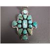 Image 2 : Sterling Silver and Turquoise Pendant-Marked R. Bennett Weight: 60.3 Grams Retail: $1,285.00