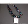 Image 10 : Multi Strand Beaded Necklace W/ Inlaid Stone Pendent, Daniel Coriz Weight: 103.6 Grams Retail: $795.
