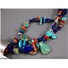 Image 7 : Multi Strand Beaded Necklace W/ Inlaid Stone Pendent, Daniel Coriz Weight: 103.6 Grams Retail: $795.