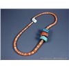 Image 2 : Heshie Orange Stone Necklace W/ 3 Inlaid Rings Weight: 114.3 Grams Retail: $1,280.00