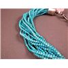 Image 4 : Multi Strand Turquoise like Necklace w/ Sterling Silver Ends Weight: 90.6 Grams Retail: $1,395.00