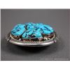 Image 3 : Sterling Silver and Turquoise Belt Buckle-Marked M. Spencer Weight: 83.9 Grams Retail: $960.00