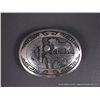 Image 1 : Sterling Silver Belt Buckle w/Horse Stamp Design- marked Hyson Craig Weight: 88 Grams Retail: $795.0