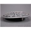 Image 2 : Sterling Silver Belt Buckle w/Horse Stamp Design- marked Hyson Craig Weight: 88 Grams Retail: $795.0