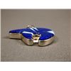 Image 3 : Inlaid Blue Stone and Opal Bear Pendant-Marked Calvin Begay Weight: 13.1 Grams Retail: $240.00