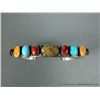 Image 2 : Sterling Silver Bracelet w/ Multicolored Stone- marked R. Bennett Weight: 39.4 Grams Retail: $595.00