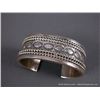 Image 1 : Stamped Southwest Sterling Silver Bracelet-Thomas GL Weight: 102.1 Grams Retail: $440.00
