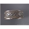 Image 2 : Stamped Southwest Sterling Silver Bracelet-Thomas GL Weight: 102.1 Grams Retail: $440.00