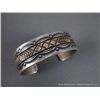 Image 1 : 14K Yellow Gold on Sterling Silver Stamped Bracelet-Marked B. Morgan Weight: 56.8 Grams Retail: $440