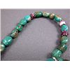 Image 6 : Beaded Turquoise Sterling Silver Necklace w/ Purple Stones-Marked Shay Weight: 61.5 Grams Retail: $5