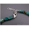 Image 7 : Beaded Turquoise Sterling Silver Necklace w/ Purple Stones-Marked Shay Weight: 61.5 Grams Retail: $5