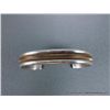 Image 2 : 12K Yellow Gold Inset on Sterling Silver Bracelet- Marked Tahe Weight: 36.4 Grams Retail: $360.00