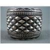 Image 2 : Stamped Sterling Silver Bracelet w/ Diamond Pattern-Marked Derrick Weight: 106.4 Grams Retail: $ 895