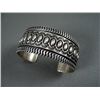 Image 1 : Stamped Sterling Silver Bracelet w/ Oval Pattern Weight: 60.4 Grams Retail: $ 495.00