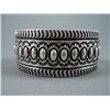 Image 2 : Stamped Sterling Silver Bracelet w/ Oval Pattern Weight: 60.4 Grams Retail: $ 495.00