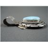 Image 4 : Sterling Silver Pendant w/ Blue Stone-Marked E.B. Weight: 26.8 Grams Retail: $ 895.00