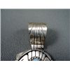 Image 6 : Sterling Silver Pendant w/ Blue Stone-Marked E.B. Weight: 26.8 Grams Retail: $ 895.00