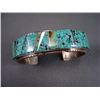 Image 1 : Inlaid Turquoise and Sterling Silver Bracelet Weight: 52.4 Grams Retail: $ 1,200.00