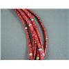 Image 3 : Red Heshie Multi Strand Necklace w/ Inlaid Turquoise-Daniel Coriz Retail: $1,250.00