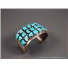 Image 1 : Sterling Silver Bracelet w/ Turquoise Stones - Marked R Weight: 107.5 Grams Retail: $775.00