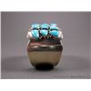 Image 3 : Sterling Silver Bracelet w/ Turquoise Stones - Marked R Weight: 107.5 Grams Retail: $775.00