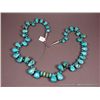 Image 2 : Turquoise Nugget Necklace w/ Sterling Silver Accents Weight: 152 Grams Retail: $960.00