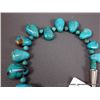 Image 5 : Turquoise Nugget Necklace w/ Sterling Silver Accents Weight: 152 Grams Retail: $960.00
