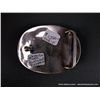 Image 3 : Bird's Eye Kingman Sterling Silver Belt Buckle w/ Turquoise Stone-Marked Lorenzo Juan Weight: 109.6 