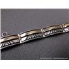 Image 3 : 14K Yellow Gold on Stamped Sterling Silver Bracelet TSF-Marked Calvin Begay Weight: 30 Grams Retail: