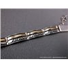 Image 4 : 14K Yellow Gold on Stamped Sterling Silver Bracelet TSF-Marked Calvin Begay Weight: 30 Grams Retail: