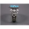 Image 3 : Sterling Silver Bracelet w/ Turquoise Blossom Stones- Marked Ray Bennett Weight: 71.1 Grams Retail: 