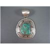 Image 1 : Turquoise and Sterling Silver Pendant Marked P.T.G. Weight: 48.3 Grams Retail: $ 1,200.00