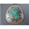 Image 2 : Turquoise and Sterling Silver Pendant Marked P.T.G. Weight: 48.3 Grams Retail: $ 1,200.00