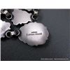 Image 9 : Stamped Sterling Silver and Turquoise Necklace/ Bracelet Set-Marked Kathleen Chavez Weight: 114.2 Gr
