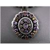 Image 3 : Multi-Colored Pendant on Sterling Silver Necklace- Marked Paul Livingston Weight: 124.4 Grams Retail