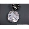 Image 7 : Multi-Colored Pendant on Sterling Silver Necklace- Marked Paul Livingston Weight: 124.4 Grams Retail