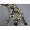 Image 8 : Multi-Colored Pendant on Beaded Necklace w/ Sterling Silver Accents-Marked Paul Livingston Weight: 1
