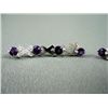 Image 3 : Amethyst and 18K White Gold w/ Diamonds- Marked Cs Weight: 5.1 Grams Retail: $ 2,150.00