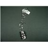 Image 2 : 14K White Gold Necklace w/ Clear & Black Diamond 14K White Gold Pendant Weight: 12.1 Grams Retail: $
