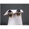 Image 2 : 18K Yellow Gold Earrings w/ Light Amethyst and Diamonds-Marked CS Weight: 6.3 Grams Retail: $2,995.0