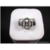 Image 1 : 14K White Gold Diamond Loop Ring Sz-6 3/4- Marked HL Weight: 6.6 Grams Retail: $2,400.00