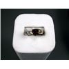 Image 1 : 18KYG Designer Ring w/ Purple, Tourmaline, Opal and Diamonds, Marked "CS", Size 7 Weight: 4.5 Grams 
