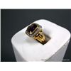 Image 4 : 18K Yellow Gold Designer Ring w/ Amethyst and Diamonds Sz-7 Weight: 11.5 Grams Retail: $3,035.00