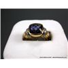 Image 1 : 18K Yellow Gold Designer Ring w/ Jo Lite Gem and Diamonds Sz-6 3/4 Weight: 10.2 Grams Retail: $3,895