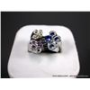 Image 2 : 18KWG Multi-Color Gem Fashion Ring Marked CS Weight: 11.2 Grams Retail: $3285.00