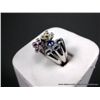 Image 3 : 18KWG Multi-Color Gem Fashion Ring Marked CS Weight: 11.2 Grams Retail: $3285.00